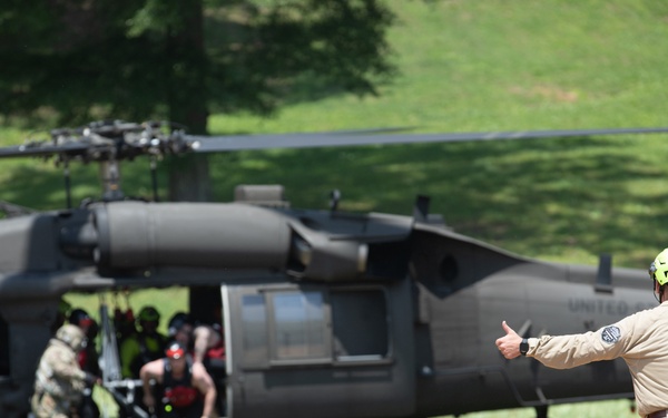 Swift Water Training conducted during Vigilant Guard