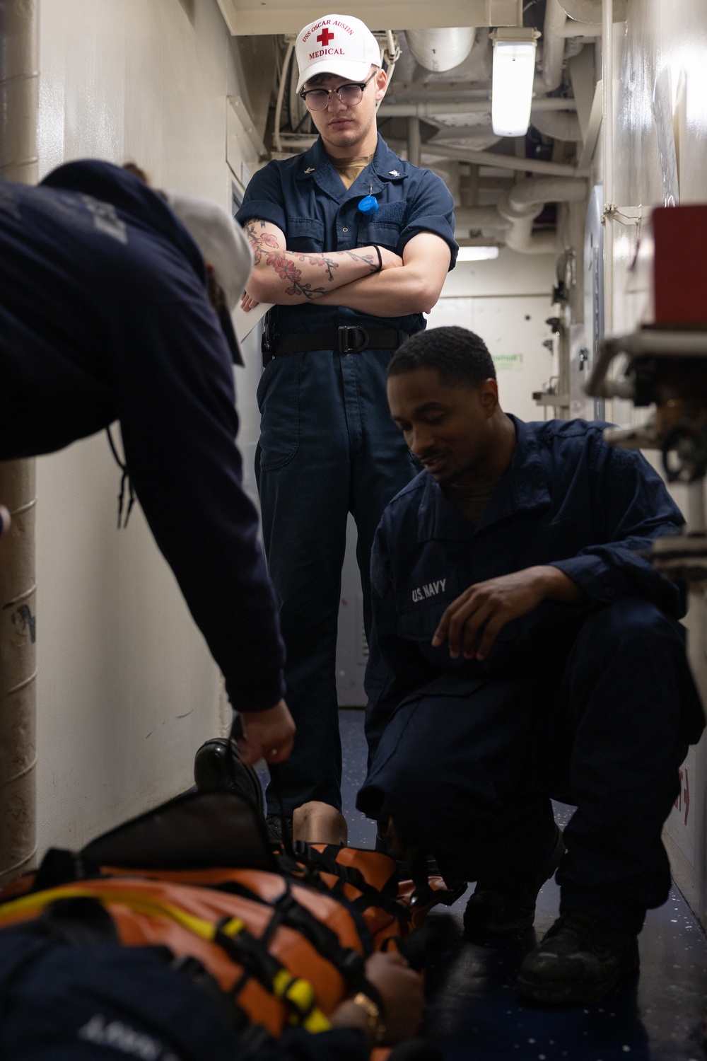 USS Oscar Austin (DDG 79) Conducts Medical Training Team (MTT) Drill