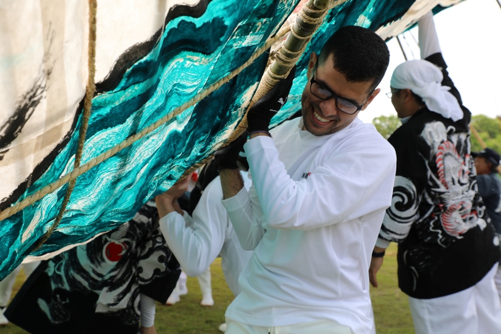 Camp Zama leadership, volunteers support Japanese cultural tradition of giant kites