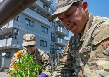 Yokota boosts the charm of Fussa with beautification project