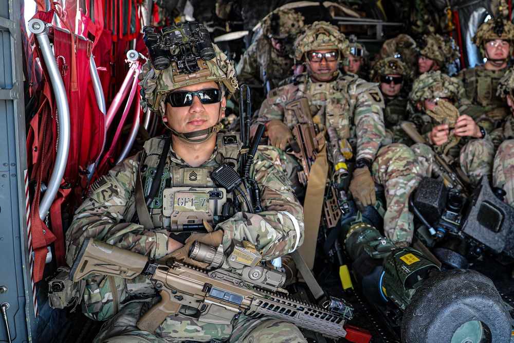 Long Range, Large Scale Air Assault into JRTC