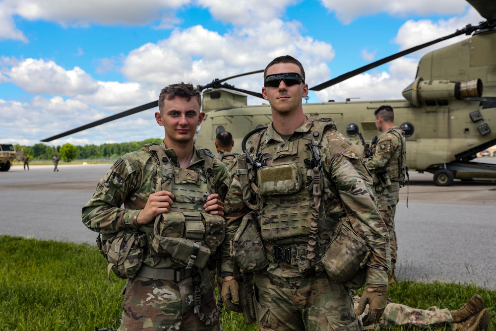Long Range, Large Scale Air Assault into JRTC