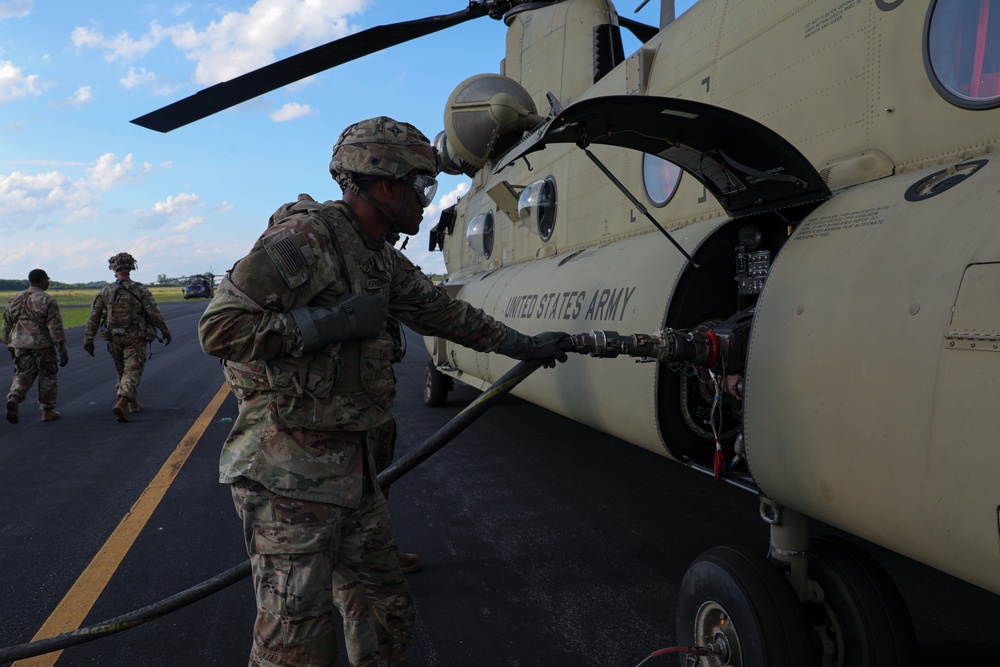 Long Range, Large Scale Air Assault into JRTC