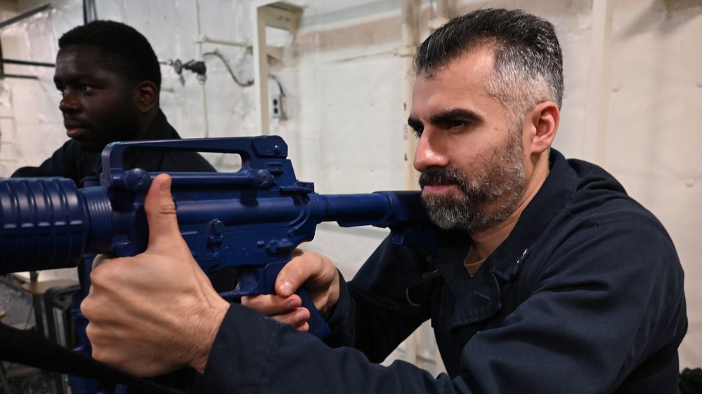 USS Iwo Jima Security Reaction Force Training