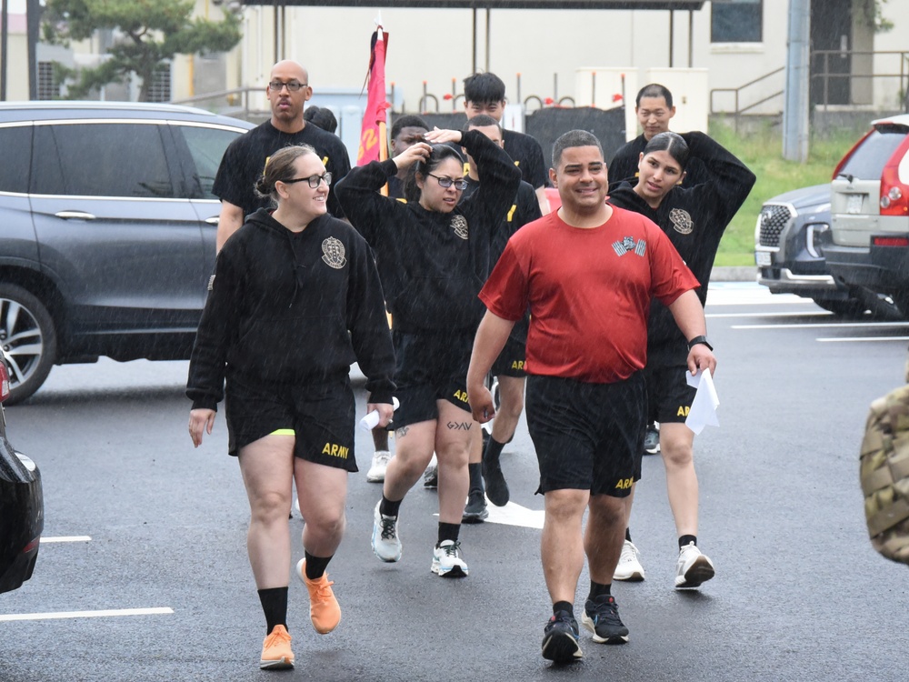 Weighted Words Walk promotes mental health awareness at Camp Humphreys