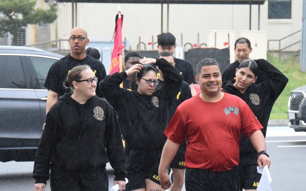 Weighted Words Walk promotes mental health awareness at Camp Humphreys