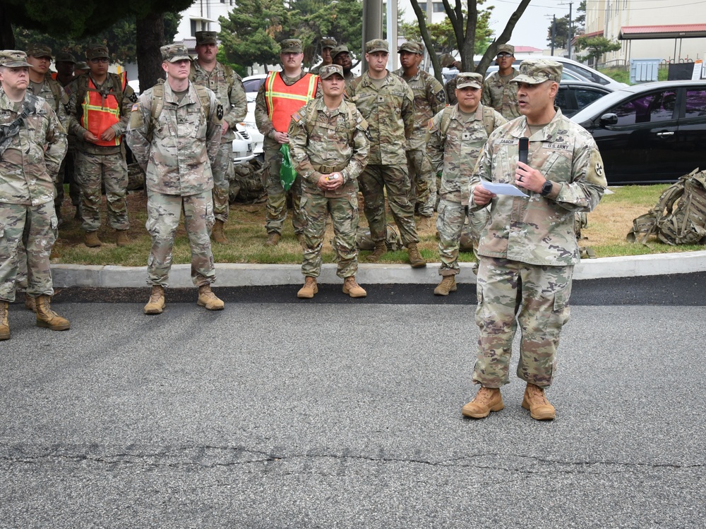 Weighted Words Walk promotes mental health awareness at Camp Humphreys