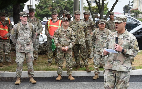 Weighted Words Walk promotes mental health awareness at Camp Humphreys