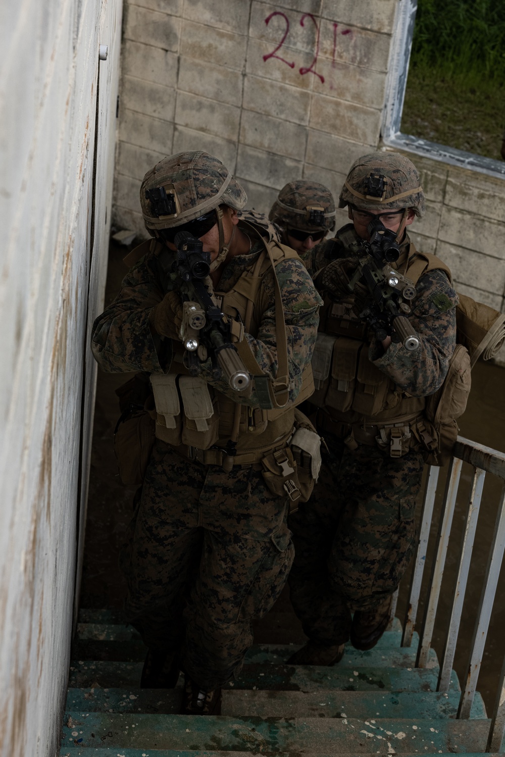 Activated Reserve Marines Conduct MOUT Training during Korea Viper 25.4