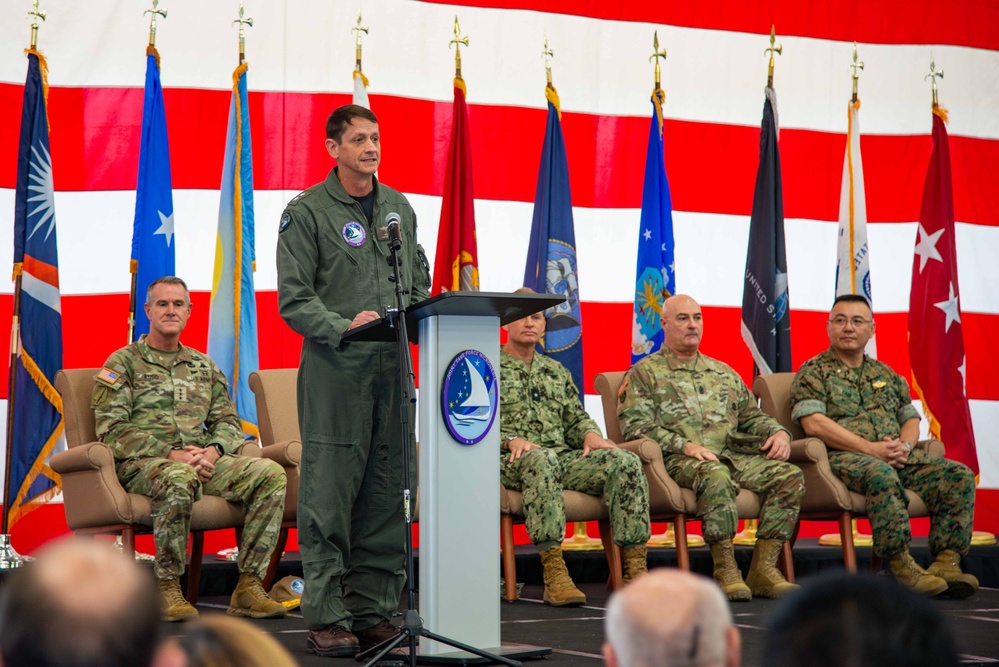 JTF-M holds change of command ceremony