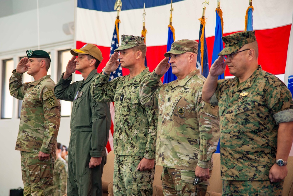 JTF-M holds change of command ceremony