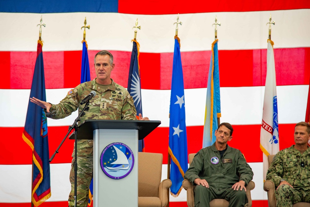 JTF-M holds change of command ceremony