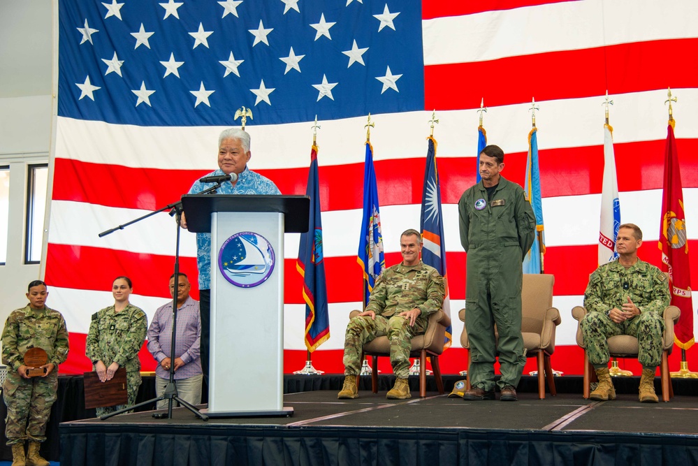 JTF-M holds change of command ceremony