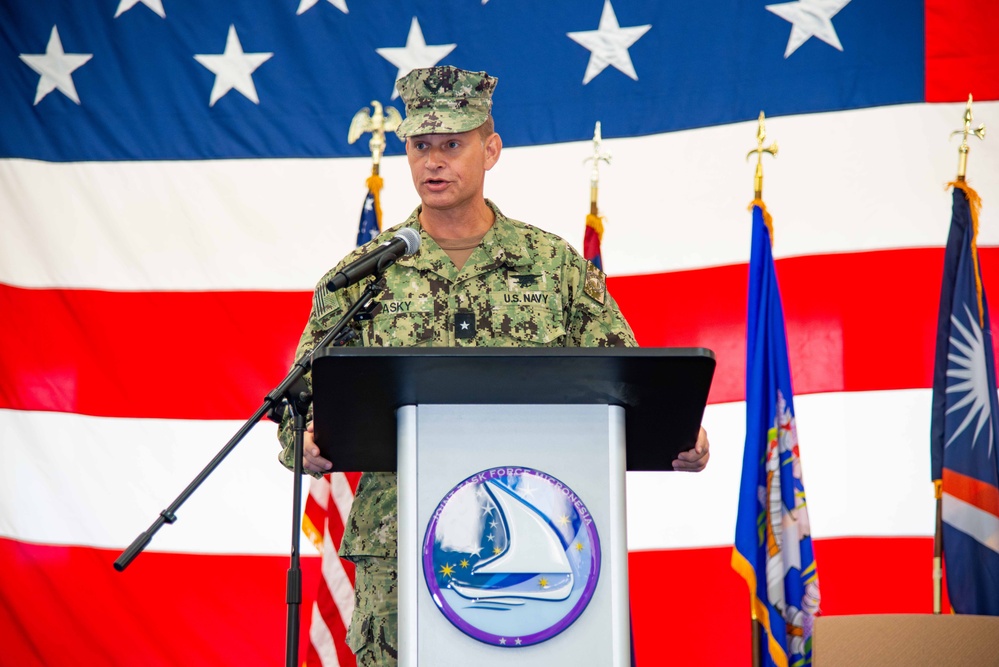 JTF-M holds change of command ceremony