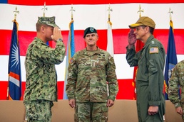 JTF-M holds change of command ceremony