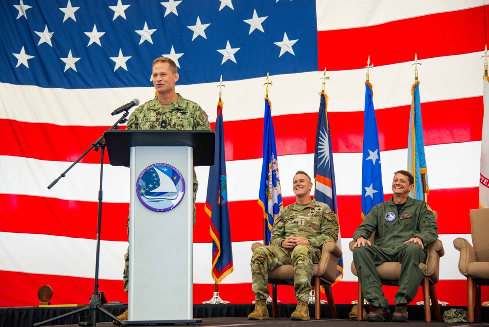 JTF-M holds change of command ceremony