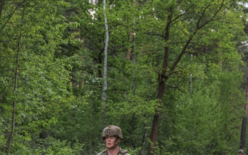 Competitors conduct Expert Physical Fitness Assessment during V Corps Best Squad competition