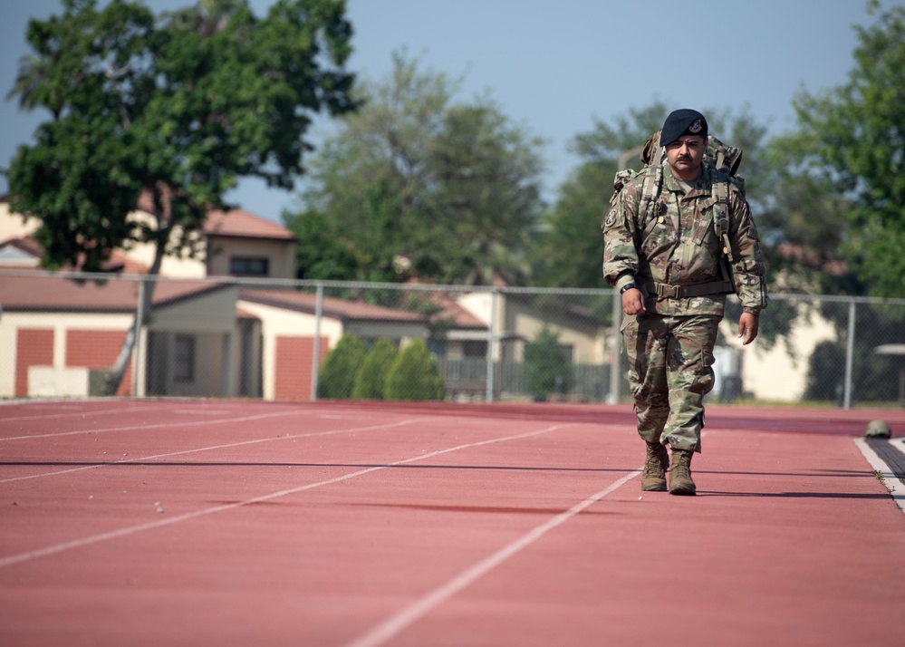 Incirlik AB Defenders honor the fallen during 24-hour ruck march