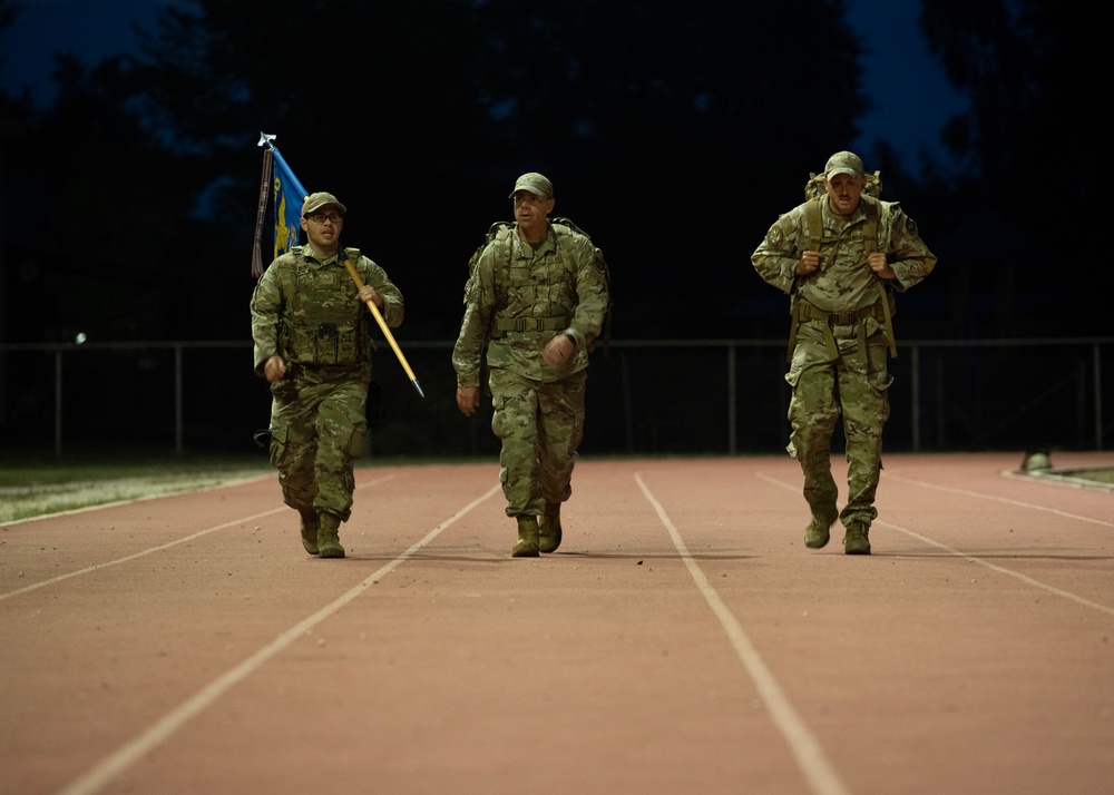 Incirlik AB Defenders honor the fallen during 24-hour ruck march