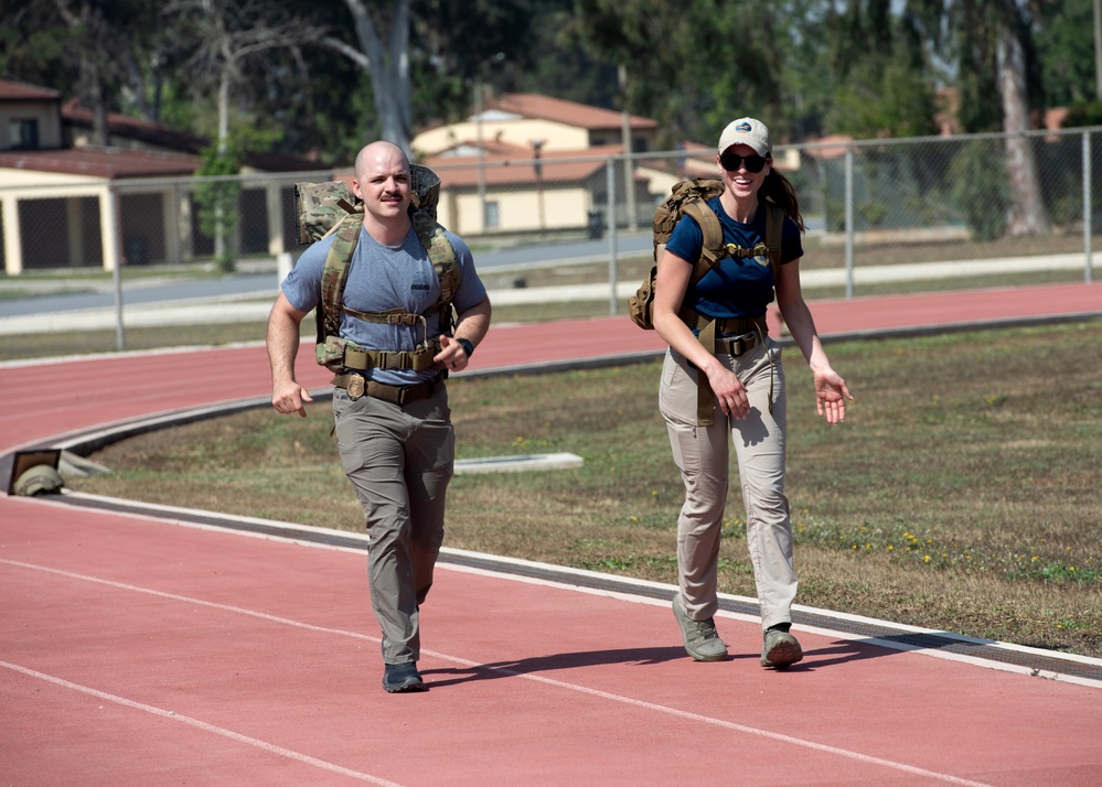 Incirlik AB Defenders honor the fallen during 24-hour ruck march