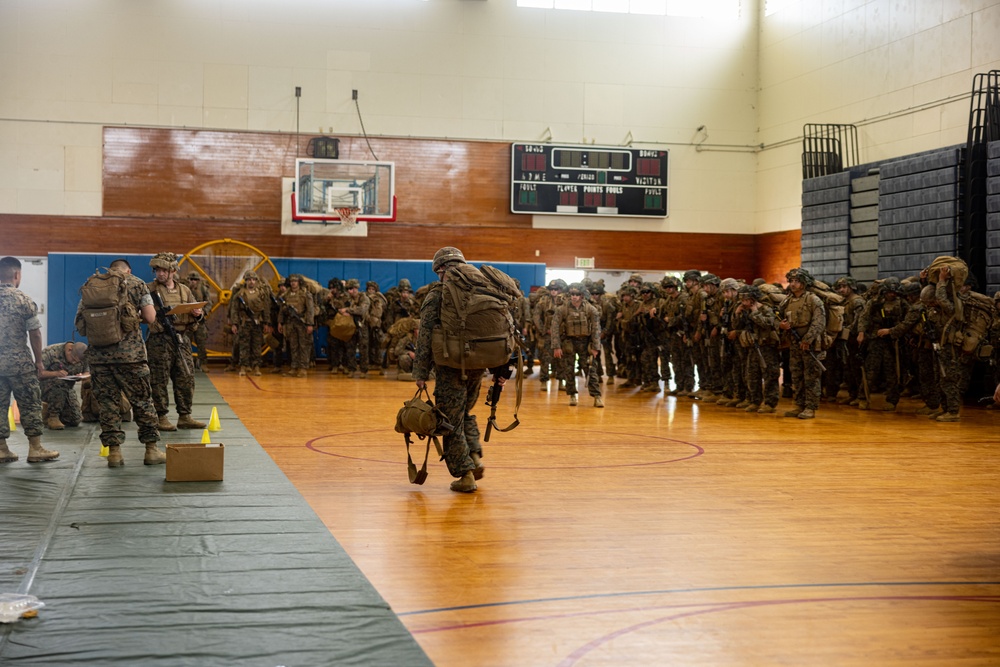 U.S. Marines Execute an Alert Contingency MAGTF Flyaway Drill