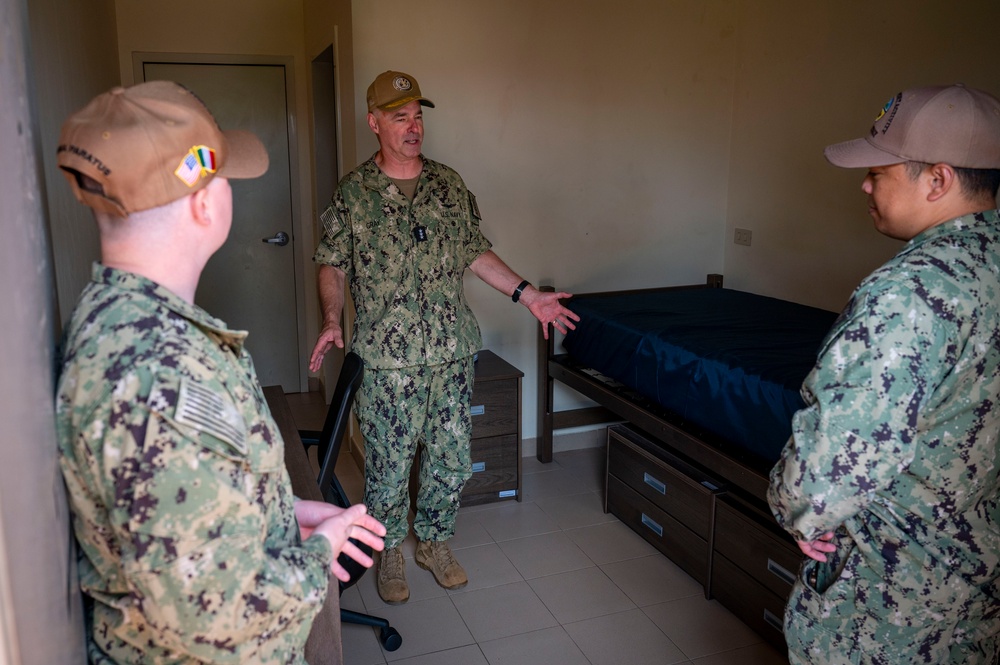 Vice Adm. Scott Gray NSA Naples Tour