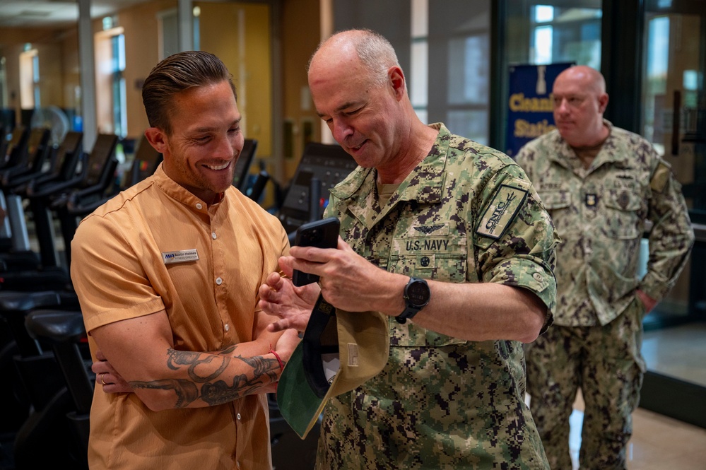 Vice Adm. Scott Gray NSA Naples Tour