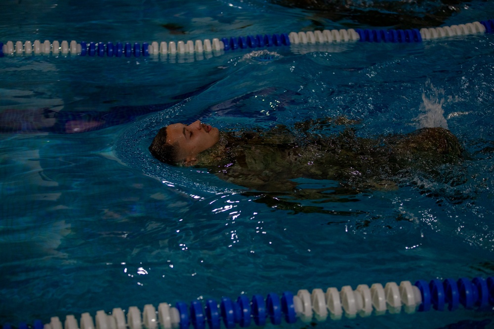 U.S. Army Soldiers earn through physical challenge, the German Armed Proficiency Badge.