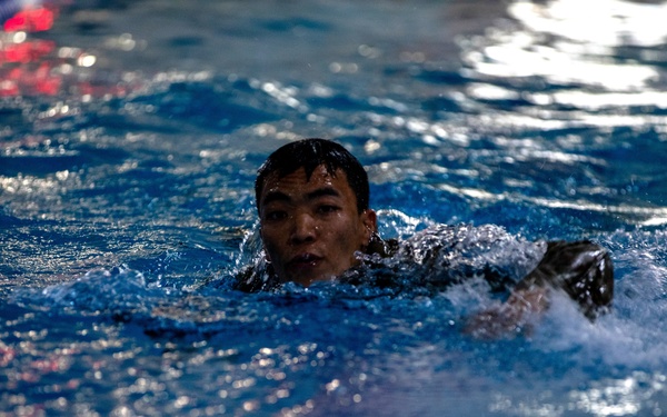 U.S. Army Soldiers earn through physical challenge, the German Armed Proficiency Badge.