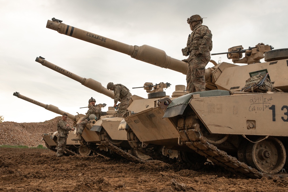 4-6th Infantry Regiment Conducts a M2A1 Abrams LFX in Bulgaria