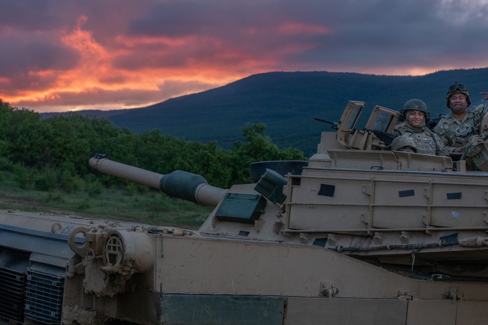 4-6th Infantry Regiment Conducts a M2A1 Abrams LFX in Bulgaria