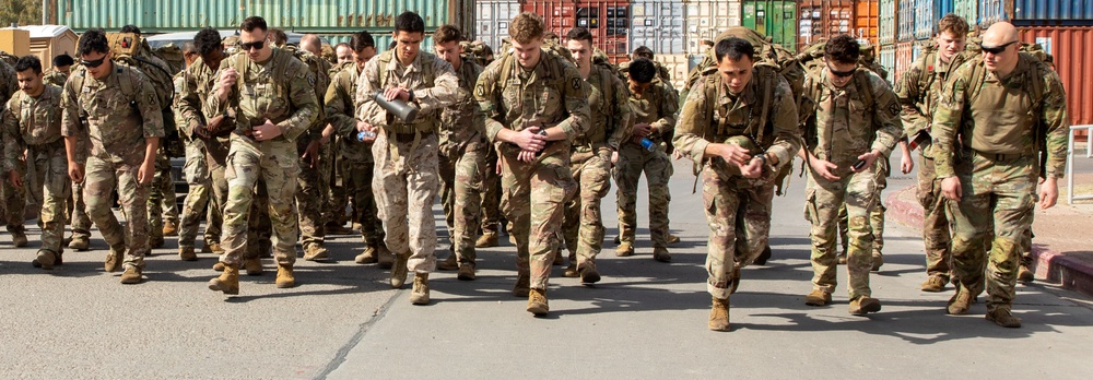U.S. Army Soldiers earn through physical challenge, the German Armed Proficiency Badge.