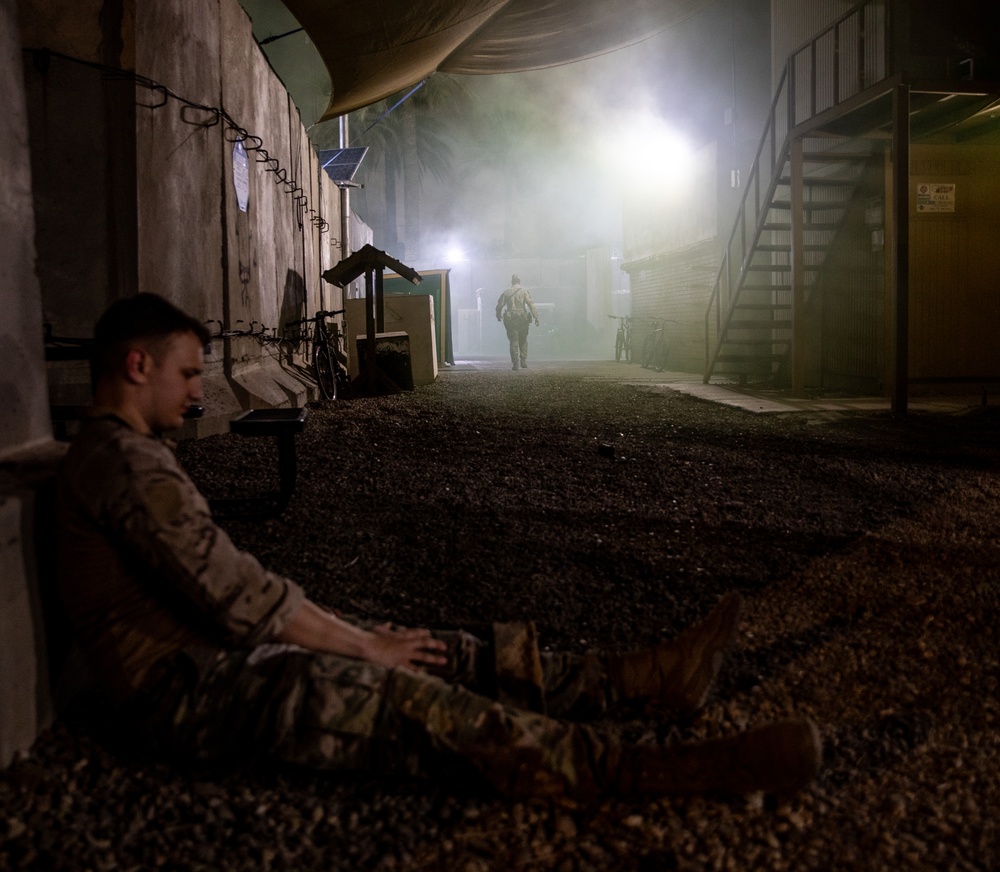Coalition Soldiers conduct Mass Casualty Exercise in Bagdad