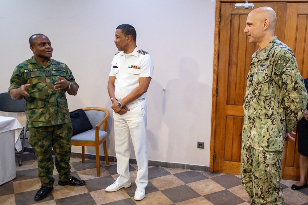 Cabo Verde Chief of Defense Visits Obangame Express 2025 Exercise Control Group