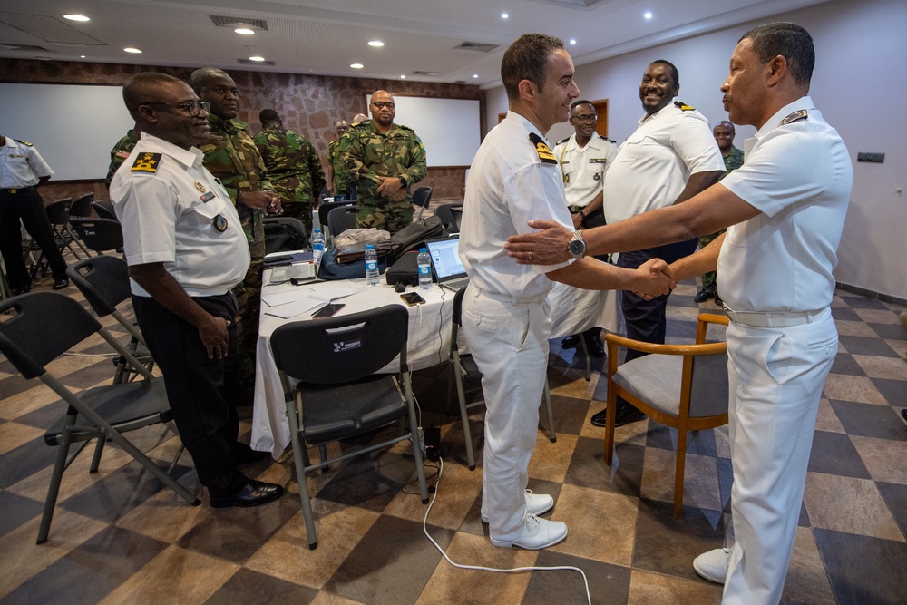 Cabo Verde Chief of Defense Visits Obangame Express 2025 Exercise Control Group