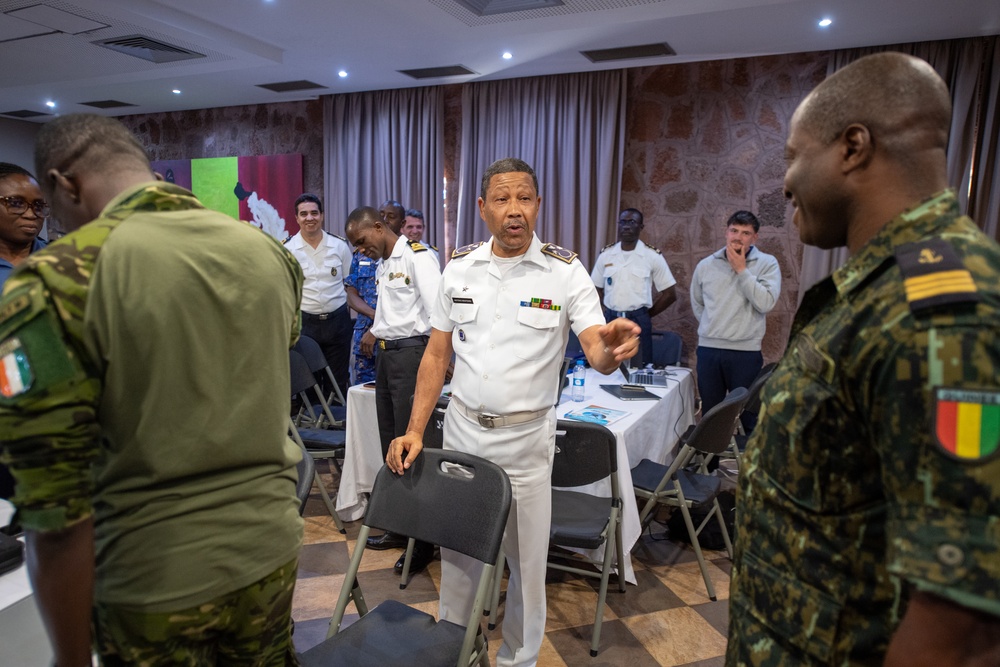 Cabo Verde Chief of Defense Visits Obangame Express 2025 Exercise Control Group