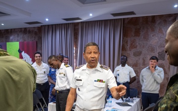Cabo Verde Chief of Defense Visits Obangame Express 2025 Exercise Control Group