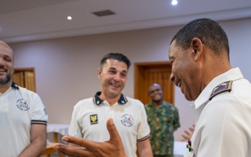 Cabo Verde Chief of Defense Visits Obangame Express 2025 Exercise Control Group