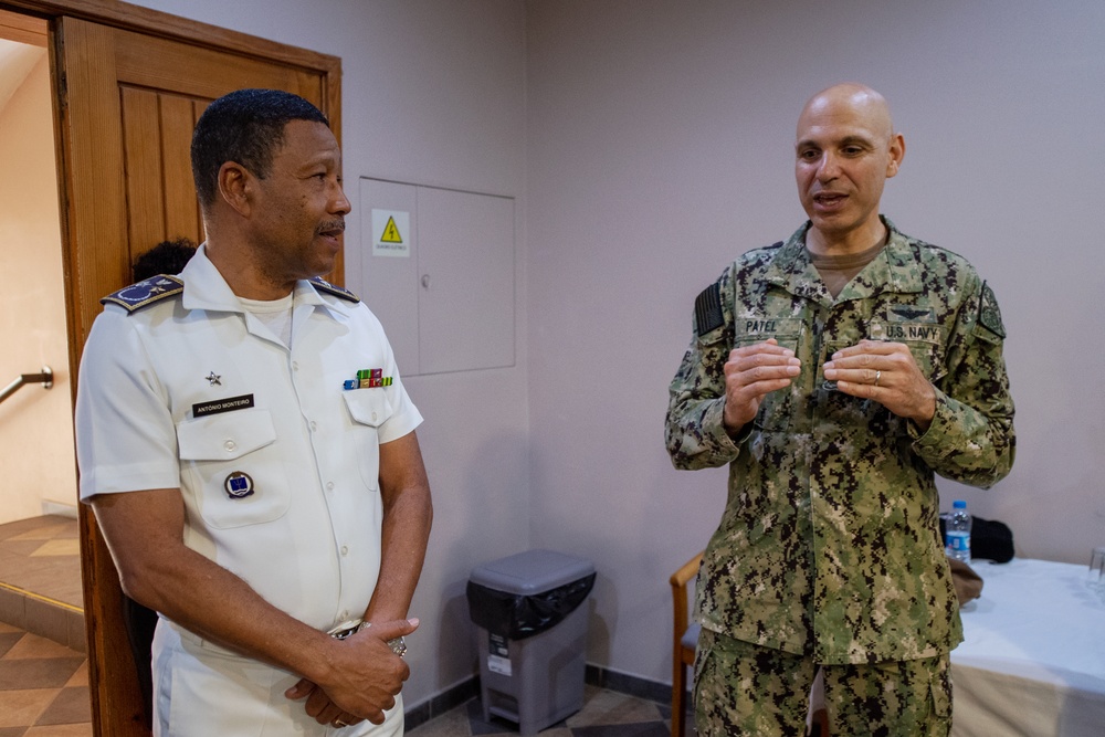 Cabo Verde Chief of Defense Visits Obangame Express 2025 Exercise Control Group