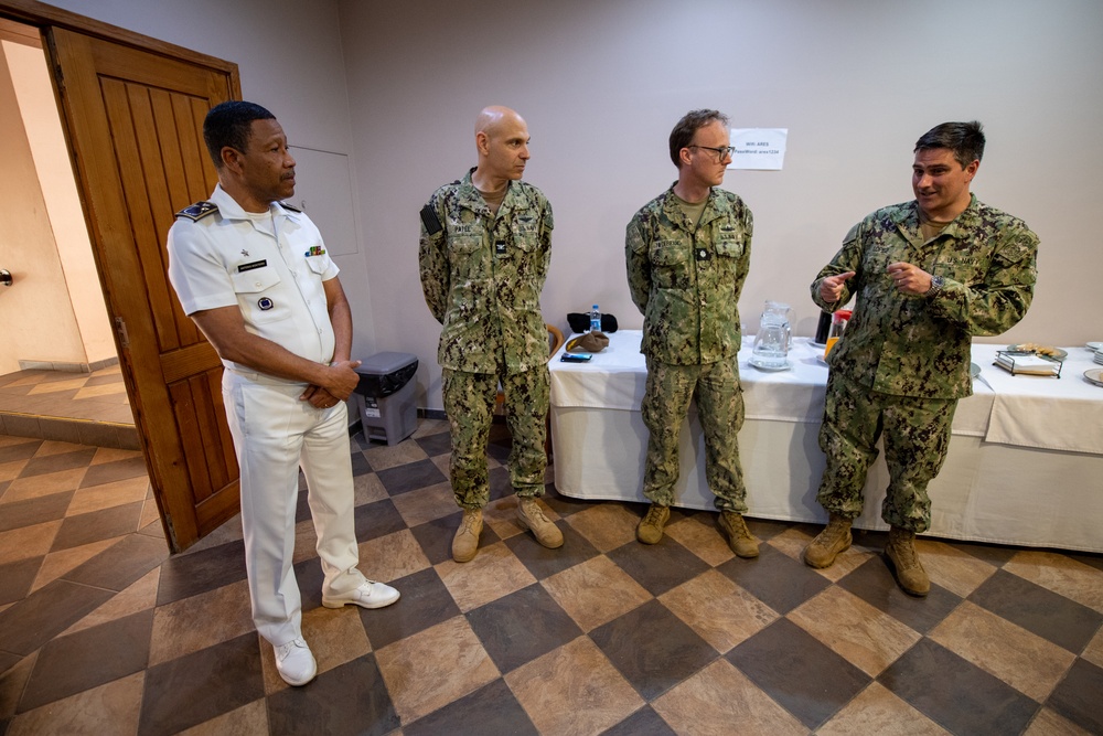 Cabo Verde Chief of Defense Visits Obangame Express 2025 Exercise Control Group