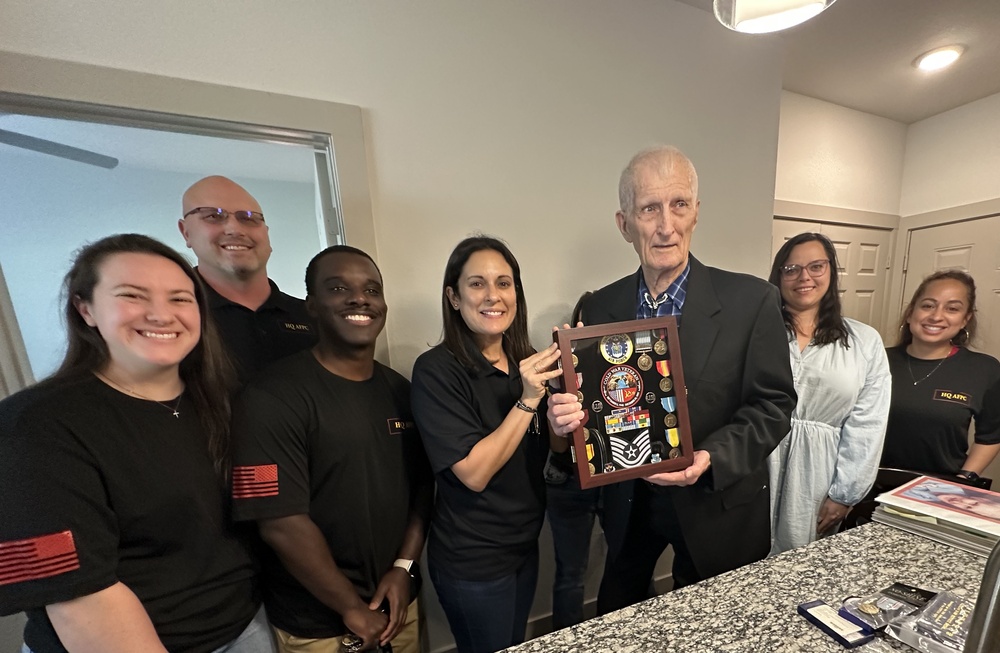 Directorate rebuilds lost military record, honors 92-year-old Airman