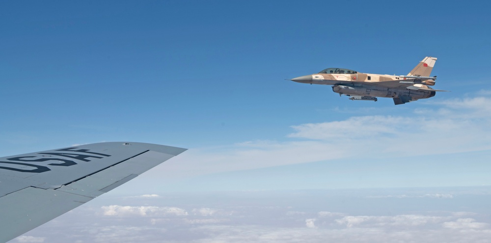 Fueling readiness: US, Morocco conduct air-to-air refueling operations at African Lion 2025