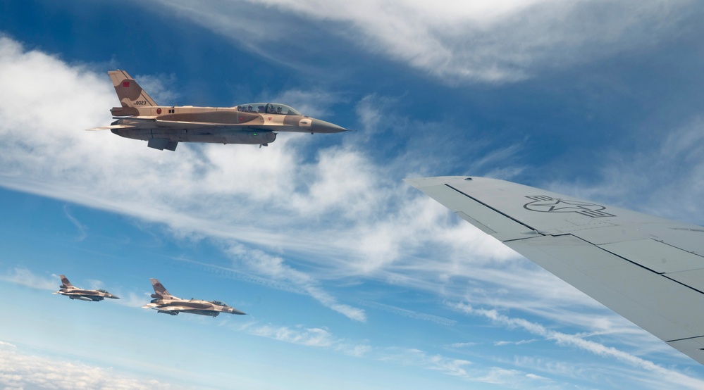Fueling readiness: US, Morocco conduct air-to-air refueling operations at African Lion 2025