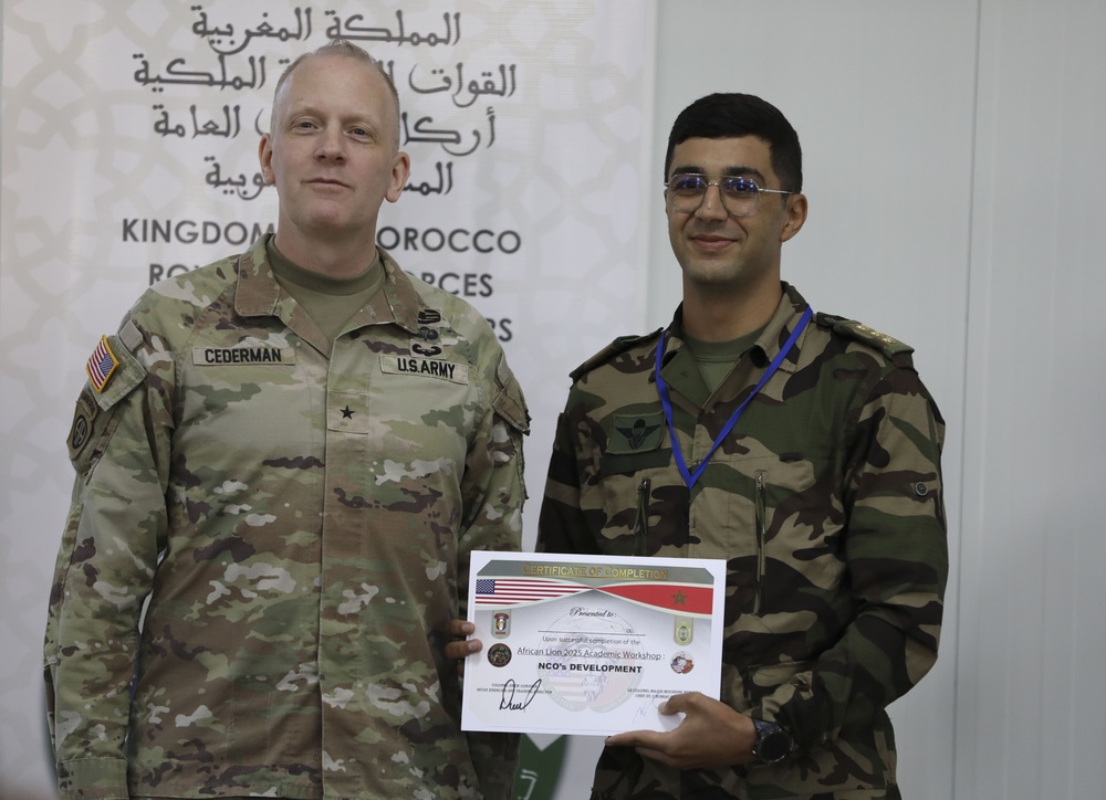 US, Morocco conduct enlisted development workshop at African Lion 2025