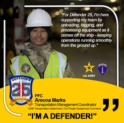 I'm A DEFENDER - PFC Marks [Image 1 of 2]