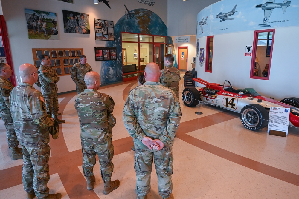 Indiana's Adjutant General Visits 181st Intelligence Wing