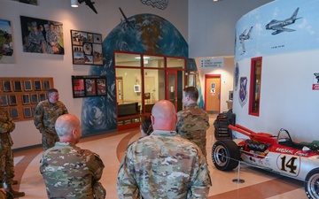 Indiana's Adjutant General Visits 181st Intelligence Wing