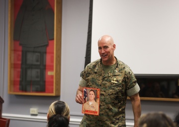 II MEF Senior Leaders Speak with Military Spouses at the Camp Lejeune Leadership Seminar