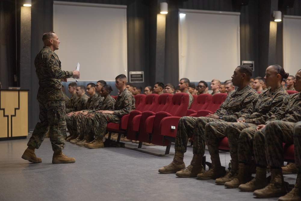 Swift Response 25 | U.S. Marines conduct Lance Corporal Leadership and Ethics Seminar