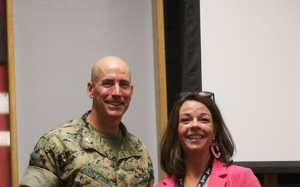 II MEF Chief of Staff Speaks to Attendees of the Camp Lejeune Leadership Seminar